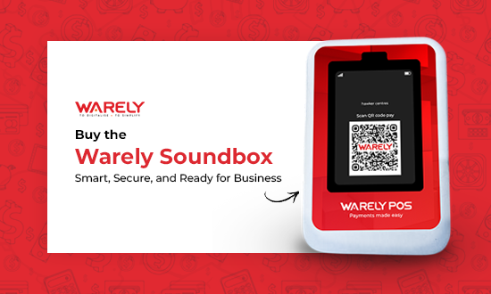 Buy the Warely Soundbox — Smart, Secure, and Ready for Your Business