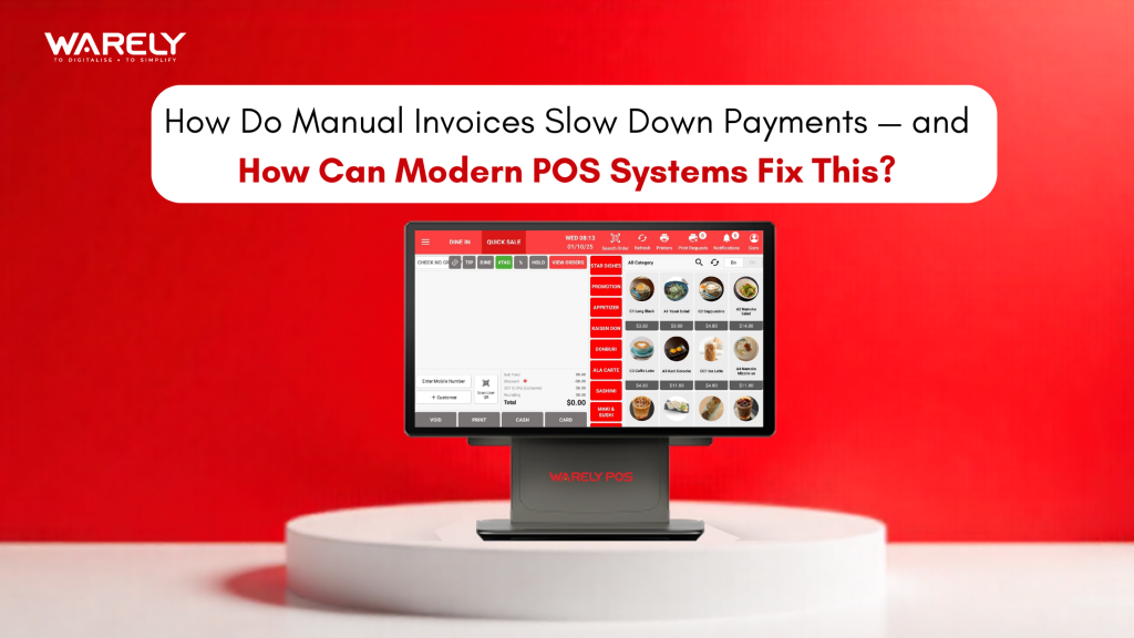 Manual invoicing delays payments compared to automated POS invoicing systems