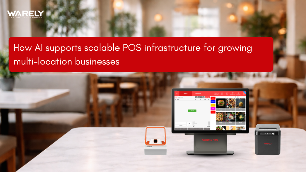 AI-powered POS dashboard showing real-time sales and inventory across multiple store locations