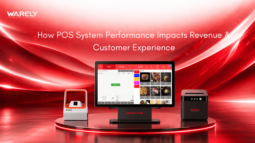 Modern POS system improving checkout speed and customer experience in retail and restaurant environments