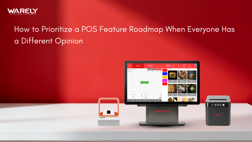 Busy restaurant using POS system during peak hours with staff managing billing and orders efficiently